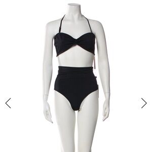 Erika Pena Black Women's Bikini Set